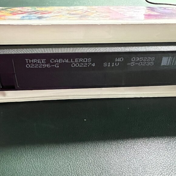 Vintage Walt Disney VHS – The Three Caballeros – #091 – Classic Animation - Picture 6 of 6